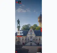 Kleine Seitenvorschau von fuenfneun.de