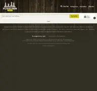 Kleine Seitenvorschau von flaschenpreis.de