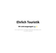 Kleine Seitenvorschau von cms.ehrlich-touristik.de