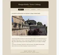 Kleine Seitenvorschau von burgschaenke-veste-coburg.de