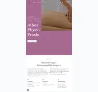 Kleine Seitenvorschau von athos-physio.de