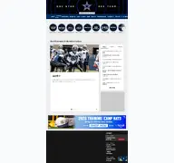 Kleine Seitenvorschau von dallascowboys.com