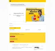 Kleine Seitenvorschau von myportal.deutschepost.de