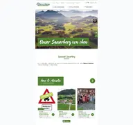 Kleine Seitenvorschau von samerberg.de