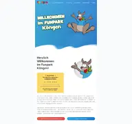 Kleine Seitenvorschau von funpark-koengen.de