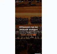 Kleine Seitenvorschau von unimusik.uni-stuttgart.de
