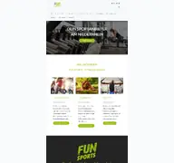Kleine Seitenvorschau von funsports-fitness.de