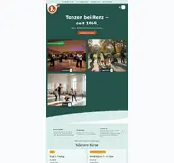 Kleine Seitenvorschau von tanzschule-renz.de