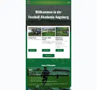 Kleine Seitenvorschau von fussballakademie-augsburg.de