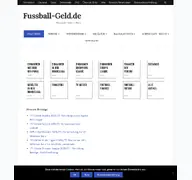 Kleine Seitenvorschau von fussball-geld.de