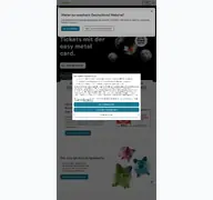 Kleine Seitenvorschau von easybank.at