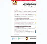 Kleine Seitenvorschau von fussballverband-saalekreis.de