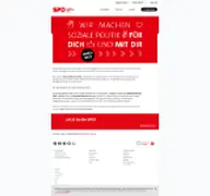 Kleine Seitenvorschau von 150-jahre-spd.de