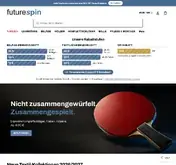 Kleine Seitenvorschau von futurespin.de
