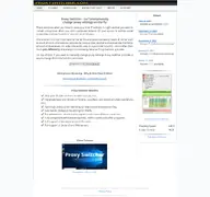 Kleine Seitenvorschau von proxyswitcher.com