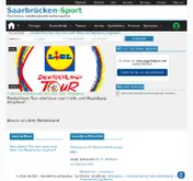 Kleine Seitenvorschau von saarbruecken-sport.de
