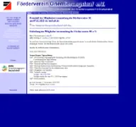 Kleine Seitenvorschau von fv.orientierungslauf.de