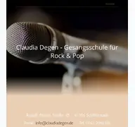 Kleine Seitenvorschau von claudiadegen.de