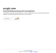 Kleine Seitenvorschau von orzgk.com