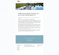 Kleine Seitenvorschau von tangermuender-wassersportverein.de