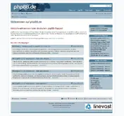 Kleine Seitenvorschau von phpbb.de