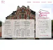 Kleine Seitenvorschau von sachsenortho.de