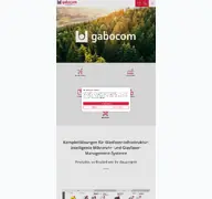 Kleine Seitenvorschau von gabocom.de