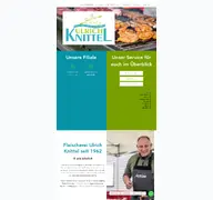 Kleine Seitenvorschau von fleischerei-knittel.de