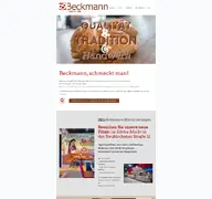 Kleine Seitenvorschau von baeckerei-beckmann.de