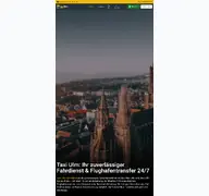 Kleine Seitenvorschau von taxi-ulm-fahrdienst.de
