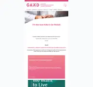 Kleine Seitenvorschau von gaed.de