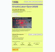 Kleine Seitenvorschau von kreativlabor-open.de