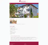Kleine Seitenvorschau von gaestehaus-ahorn.de