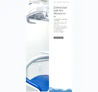 Kleine Seitenvorschau von zahnarztpraxisamwasserturm.de