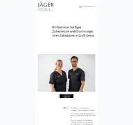 Kleine Seitenvorschau von zahnmedizin-jaeger.de