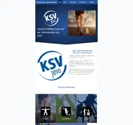 Kleine Seitenvorschau von ksv1890.de