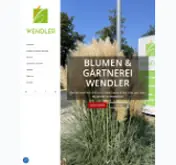 Kleine Seitenvorschau von 2025.blumen-wendler.de