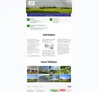 Kleine Seitenvorschau von golfclub-curau.de