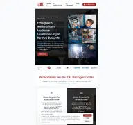 Kleine Seitenvorschau von zal-ratingen.de