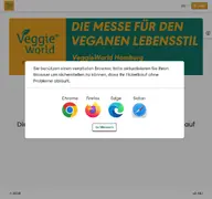 Kleine Seitenvorschau von shop-hamburg.veggieworld.de