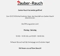 Kleine Seitenvorschau von zauber-rauch-hannover.de