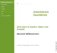 Kleine Seitenvorschau von zaunblicke.de