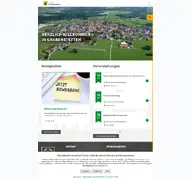 Kleine Seitenvorschau von grabenstetten.de