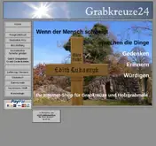 Kleine Seitenvorschau von grabkreuze24.de