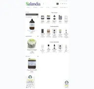 Kleine Seitenvorschau von salandia.de