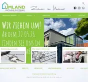 Kleine Seitenvorschau von umland-wobau.de