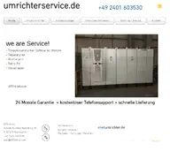 Kleine Seitenvorschau von umrichterservice.de