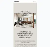 Kleine Seitenvorschau von sale.fretz.de