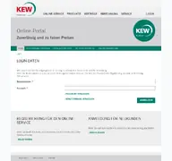 Kleine Seitenvorschau von kundenserver.kew.de