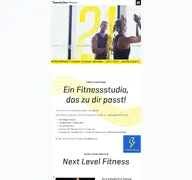 Kleine Seitenvorschau von 21fitness.de